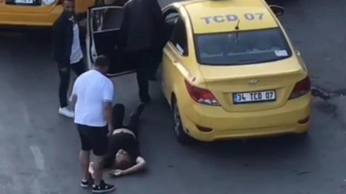 İstanbul’da ortalığı birbirine katan alkollü adama meydan dayağı